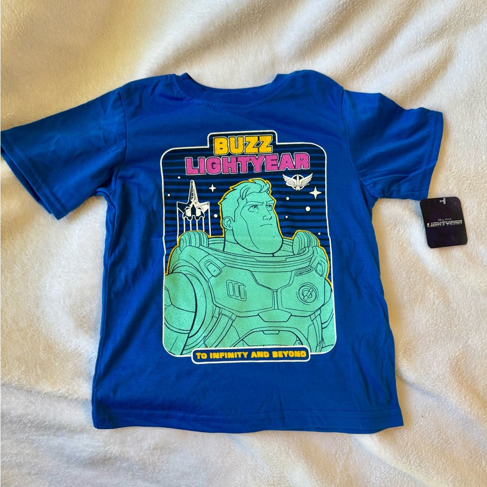 Disney /Pixar Buzz Lightyear Kids 5/6 T-Shirt - Picture 3 of 4